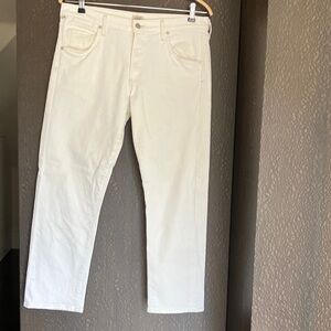 Citizens of Humanity Emerson Slim Boyfriend White Jeans Women Size 30 GUC